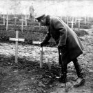 King George V Visits American Cemetery Near St. Quentin Canal, France 1918 Photo