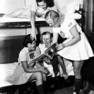 AAGPBL Gene George, Daisy Junor, Dorice Reid, and Dodie Healy 1948 Photo
