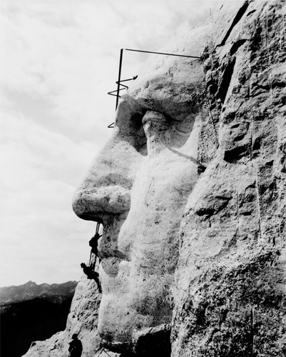 Mount Rushmore Construction Photo