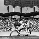 1963 World Series Sandy Koufax, Johnny Roseboro, and Maury Wills Photo