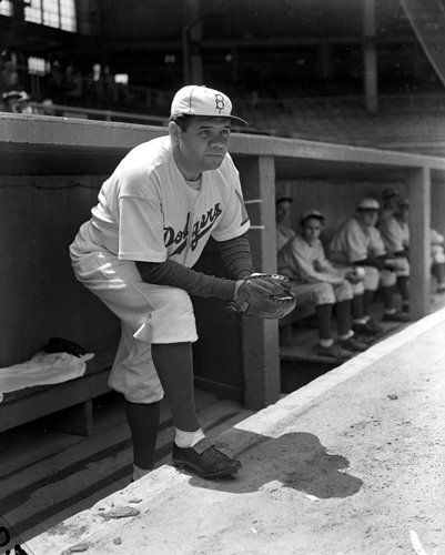 Brooklyn Dodgers Babe Ruth 1938 Photo