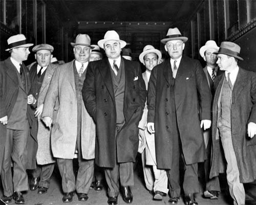 Mobster Al Capone With Cronies Photo