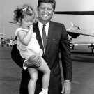 Caroline and John F. Kennedy Photo
