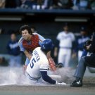 Philadelphia Phillies Bob Boon and Kansas City Royals Darrell Porter 1980 World Series Photo
