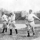 Cincinnati Reds  Cyrus Cy Dahlgren, Joe McManus, Mordecai 3-Finger Brown 1913 Photo