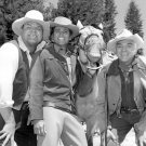 Dan Blocker, Michael Landon, Happy Horse, and Lorne Greene Bonanza 1968 Photo