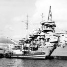 Broadside View of German Battleship Bismarck Photo