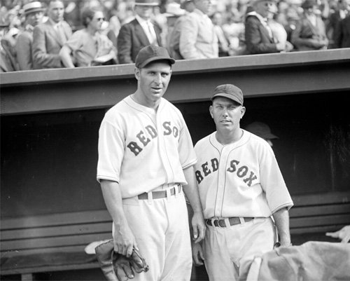 Boston Red Sox Ben Chapman and Buster Mills 1937 Photo