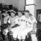 Boston Red Sox Birdie Tebbetts, Mel Parnell, and Vern Stephens 1950 Photo