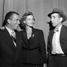 Ed Sullivan, Lauren Bacall, Humphrey Bogart Photo