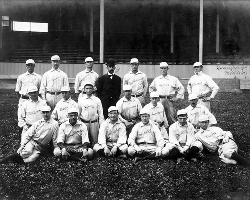 1902 Chicago Orphans (Cubs) Team Tagged Photo