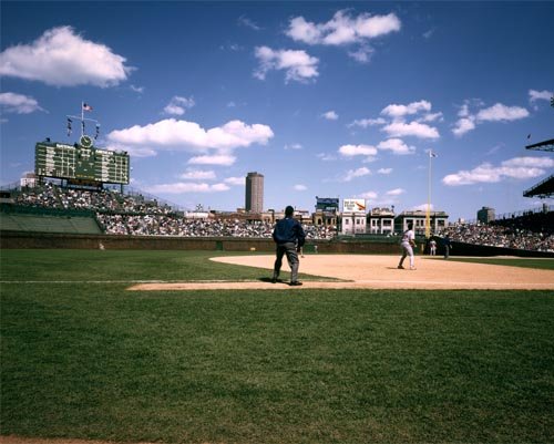 Chicago Cubs and the St. Louis Cardinals on May 1, 1996 Photo
