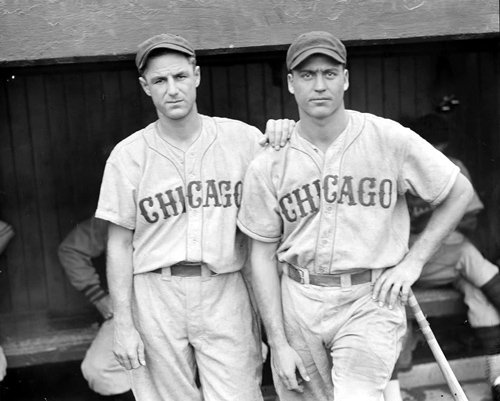 Chicago Cubs Billy Jurgans and Billy Herman Photo