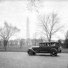 Cadillac Outside Washington Monument, Washington DC About 1916 Photo