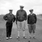 Babe Ruth and Two Men Golfing Photo