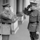 General John Pershing and Babe Ruth in National Guard Uniform 1924 Photo