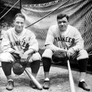 New York Yankees Lou Gehrig and Babe Ruth at the 1927 World Series Photo