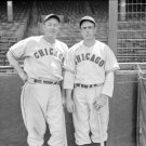 Chicago Cubs Gabby Hartnett and an Unidentified Player 1937 Photo