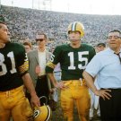 Green Bay Packers Jim Taylor, Bart Starr, Vince Lombardi Super Bowl I 1967 Photo