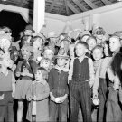 Halloween Party at Shafter Migrant Camp, California 1938 Photo