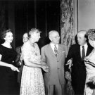 Eleanor Roosevelt, Harry Truman, and Sam Rayburn at the Harry Truman Library Photo