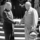 Harry Truman and Winston Churchill at Potsdam Photo