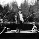 Herbert Hoover Displays Trout He Caught in New England, May 29, 1939 Photo