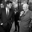 John Kennedy and Dwight Eisenhower Photo