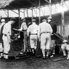 Cleveland Naps (Indians)  Players Selecting New Bats 1910 Photo