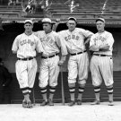 Chicago Cubs Tyler, Vaughn, Douglas, and Hendrix at Weeghman Park (Wrigley Field) 1918 Photo