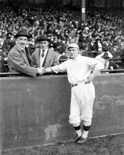 Boston Red Sox Owner Joseph Lannin and Manager Bill Carrigan 1916 Photo