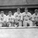 Boston Red Sox Spike Merena, Skinny Graham, Mel Almada, George Hockette, and Al Niemiec 1934 Photo