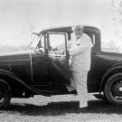 KFC Founder Colonel Harland Sanders With Car Photo