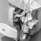 Painting USS Oklahoma City 1971 Photo