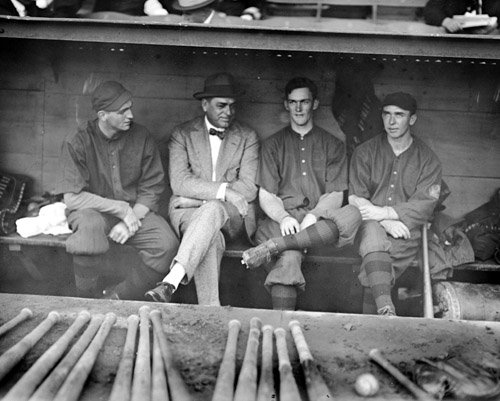 Boston Braves Dick Rudolph, George Stallings, Lefty Tyler, Bill James 1914 Photo