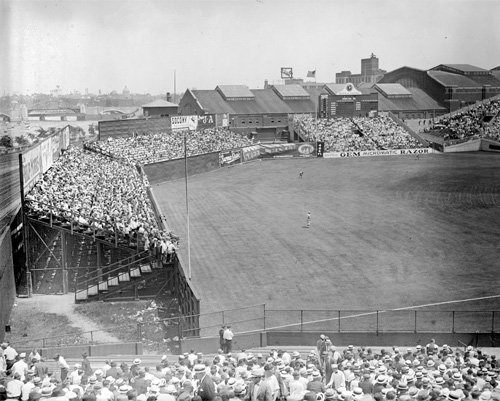 Game at Boston Braves Field 1920s Photo