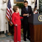 Nancy Reagan and Barack Obama Photo