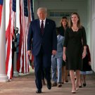 President Donald Trump and Judge Amy Coney Barrett Photo
