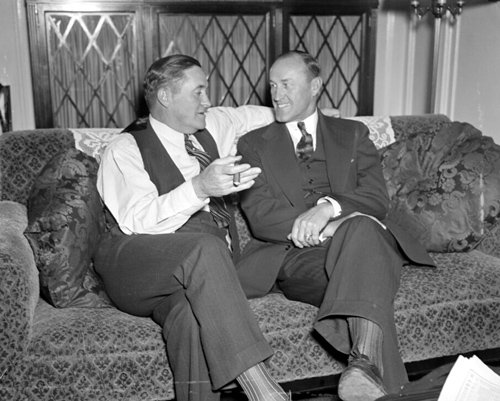 New York Yankees Joe McCarthy and Art Fletcher 1939 Photo