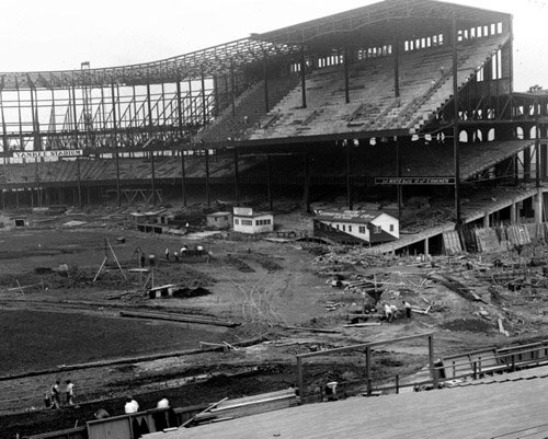 New York Yankee Stadium Construction Photo