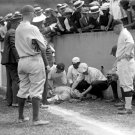 New York Yankees Babe Ruth Knocked Out After Play July 6, 1924 Photo