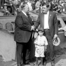 New York Yankees Babe Ruth, Bill Edwards, and Mascot 1924 Photo