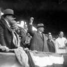 President Herbert Hoover Throwing First Pitch at Griffith Stadium Photo