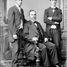 President Rutherford B. Hayes and Two of His Sons Photo