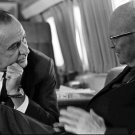 Presidents Lyndon Johnson and Harry Truman Photo