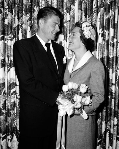 Ronald and Nancy Reagan Wedding Photo