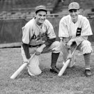 Brooklyn Dodgers Cookie Lavagetto and Boston Braves Vince DiMaggio 1938 Photo