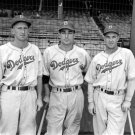 Brooklyn Dodgers Dick Whitman, Carl Furillo, and Arky Vaughan 1847 Photo