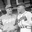 Brooklyn Dodgers Leo Durocher and Boston Braves Billy Southworth 1946 Photo