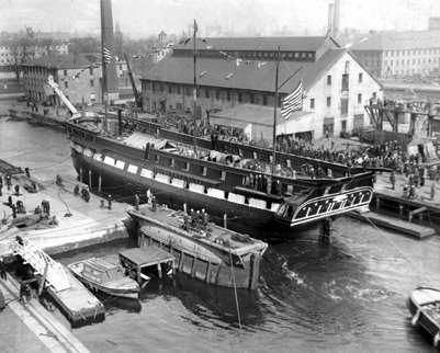 USS Constitution in Boston After A Reconstruction Photo